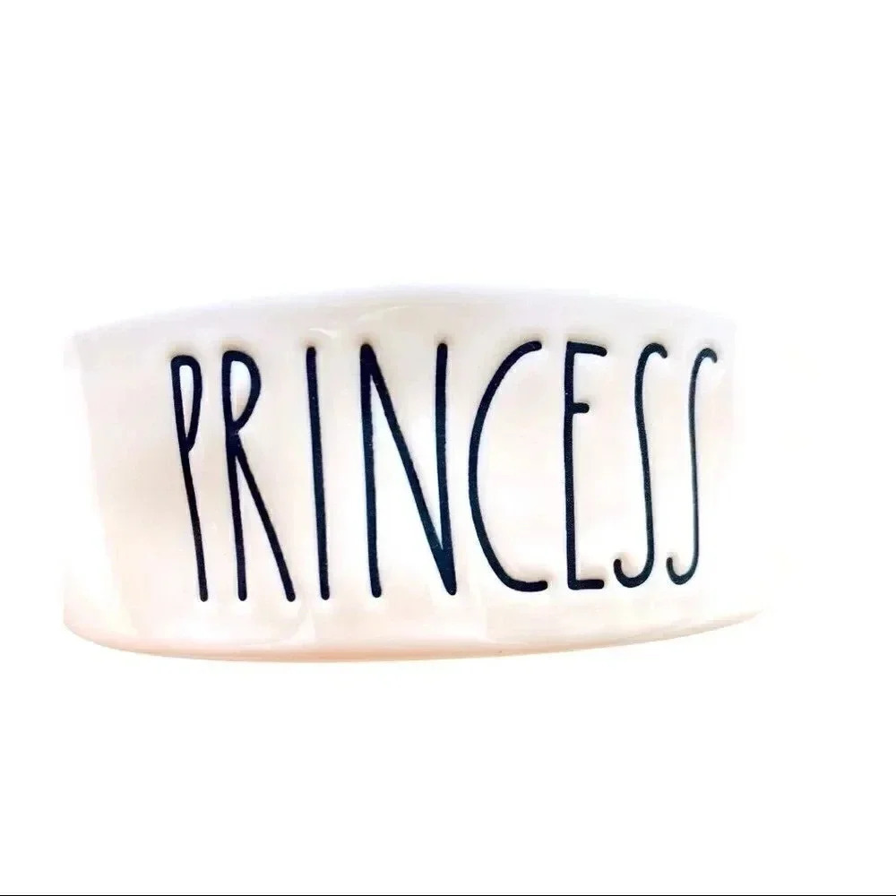 Rae Dunn Princess Pet Food Bowl - Picture 3 of 3